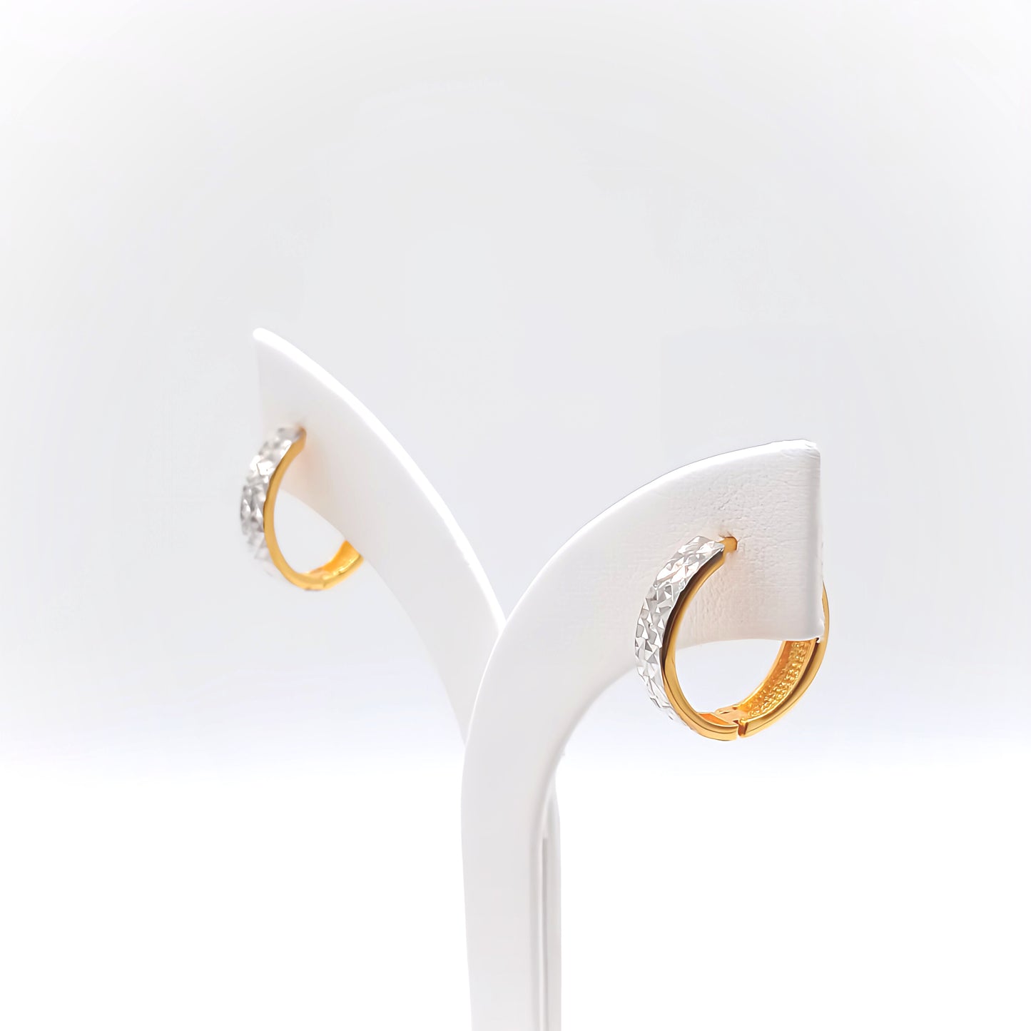 22K / 916 Gold - Inspire Jubilee Double Tone Earring - 3.00 gm