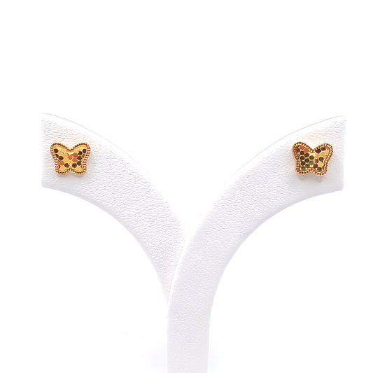 22K / 916 Gold - Inspire Chieti Swastika Earring - 1.72 gm