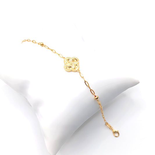 22K / 916 Gold - Inspire Chieti Swastika Bracelet - 4.85 gm