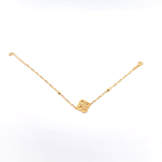 22K / 916 Gold - Inspire Chieti Swastika Bracelet - 4.85 gm