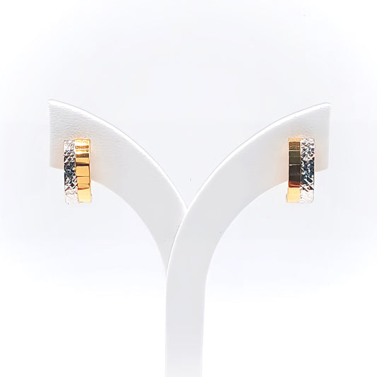 22K / 916 Gold - Inspire Jubilee Double Tone Earring - 2.59 gm