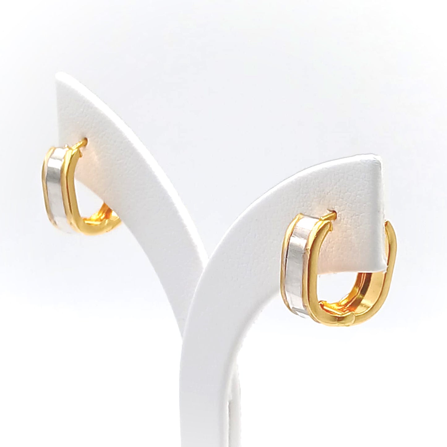 22K / 916 Gold - Inspire Jubilee Double Tone Earring - 2.58 gm