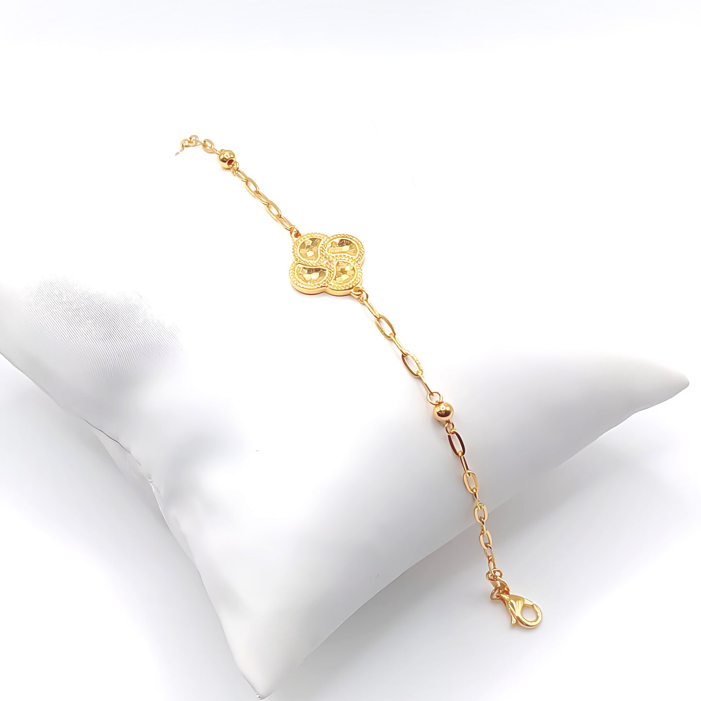 22K / 916 Gold - Inspire Chieti Swastika Bracelet - 4.85 gm