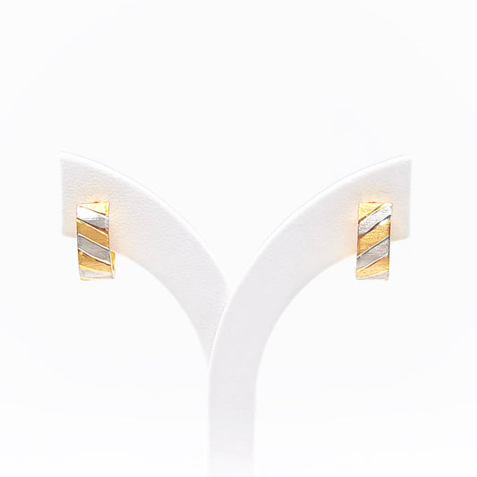 22K / 916 Gold - Inspire Jubilee Double Tone Rim Earring - 2.68 gm