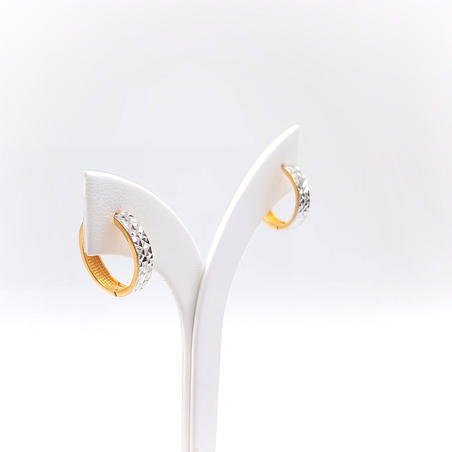 22K / 916 Gold - Inspire Jubilee Double Tone Earring - 3.00 gm