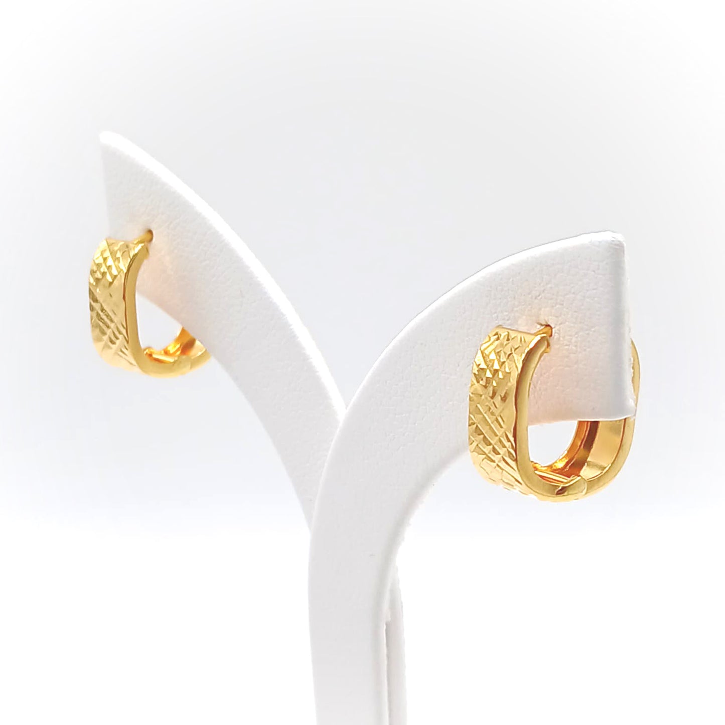 22K / 916 Gold - Inspire Jubilee Checker Earring - 2.55 gm