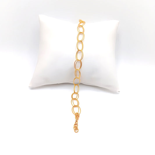 22K / 916 Gold - Inspire Chieti Swastika Bracelet - 4.97 gm