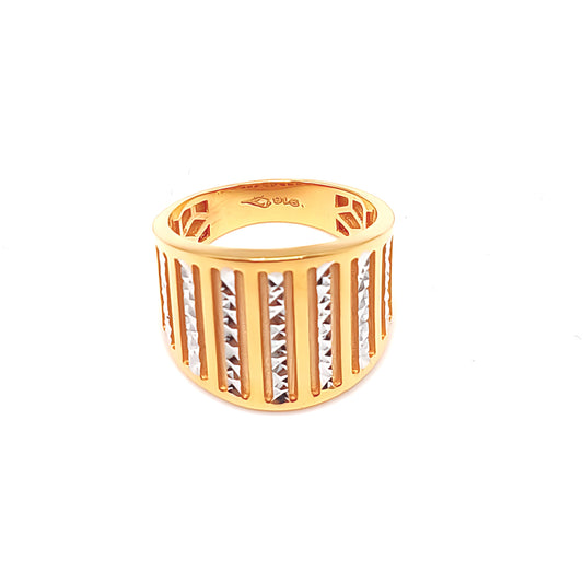 22K / 916 Gold - Inspire Jubilee Ring Twin - 5.60 gm