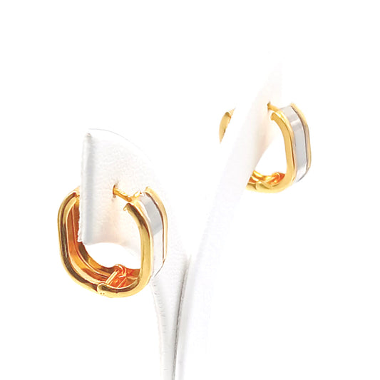22K / 916 Gold - Inspire Jubilee Double Tone Rim Earring - 2.59 gm