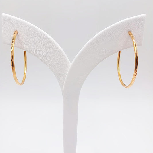 22K / 916 Gold - Round Continental Earring - 1.63 gm