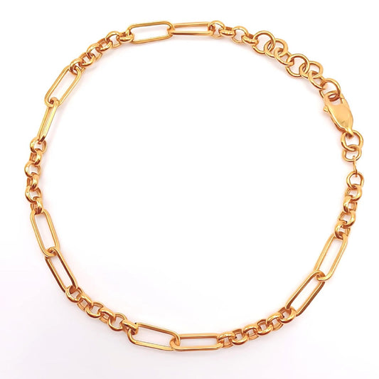 22K / 916 Gold - Inspire Modest Halo Bracelet - 4.46 gm