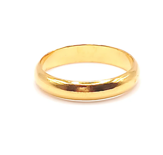 22K / 916 Gold - Ivry Chelsea Round Band Ring - 4.80 gm