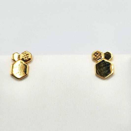 22K / 916 Gold - Inspire Chieti Alicia Hexagon Earring - 2.95 gm