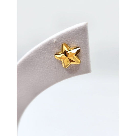 22K / 916 Gold - Ivry Full Star Earring - 1.02 gm