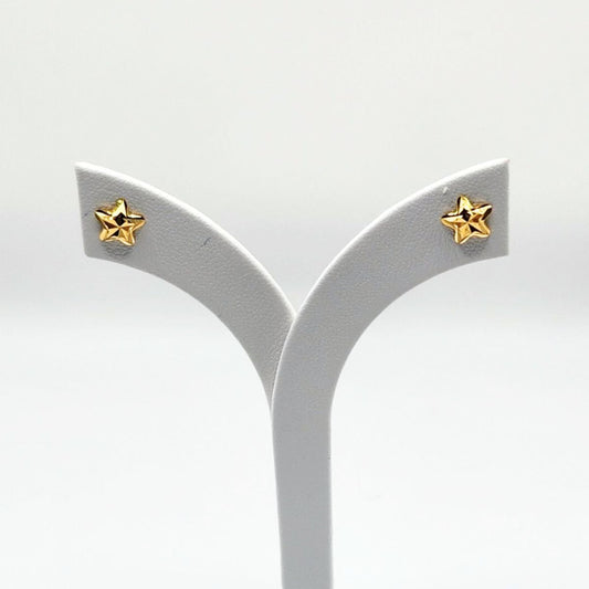 22K / 916 Gold - Ivry Full Star Earring - 1.02 gm