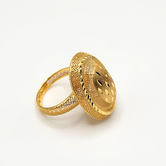 22K / 916 Gold - Inspire Ivry Chelsea Ring Twin - 5.14 gm