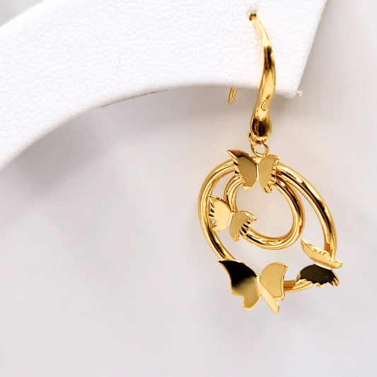 22K / 916 Gold - Inspire Chieti Alicia Flower Earring - 5.32 gm