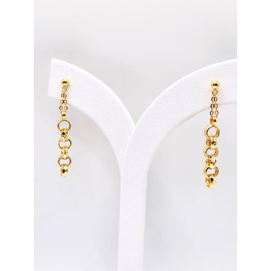 22K / 916 Gold - Inspire Chieti Alicia Flower Earring - 3.65 gm