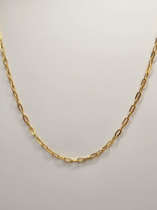 22K / 916 Gold - Ivry Clip Necklace - 4.27 gm
