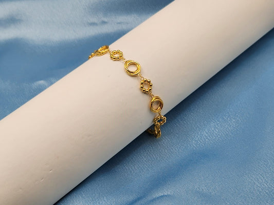 22K / 916 Gold - Inspire Chieti Bianca Bracelet - 7.38 gm