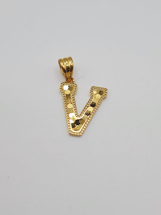 22K / 916 Gold - Inspire Ivry Melody Pendant'V' - 0.85 gm