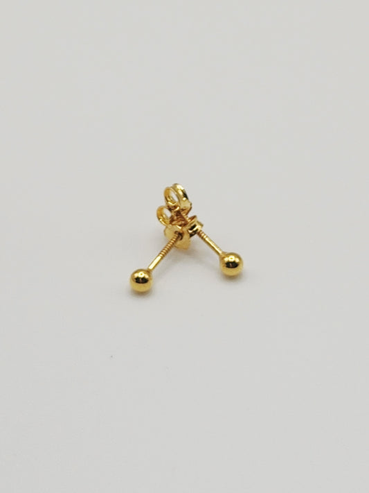 22K / 916 Gold - Inspire Ivry Hazel Earring - 0.75 gm