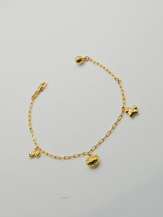 22K / 916 Gold - Inspire Chieti Remy Panda Bracelet - 3.45 gm