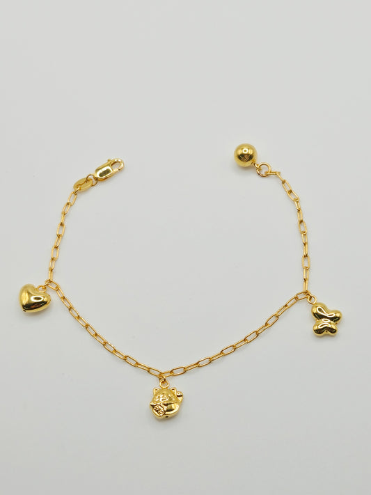 22K / 916 Gold - Inspire Chieti Remy Cattie Bracelet Twin - 3.52 gm