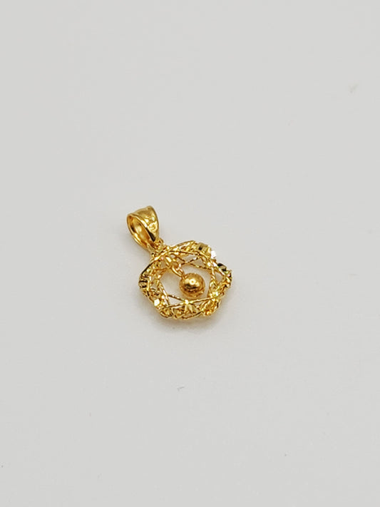 22K / 916 Gold - Inspire Ivry Patricia Pendant - 0.82 gm