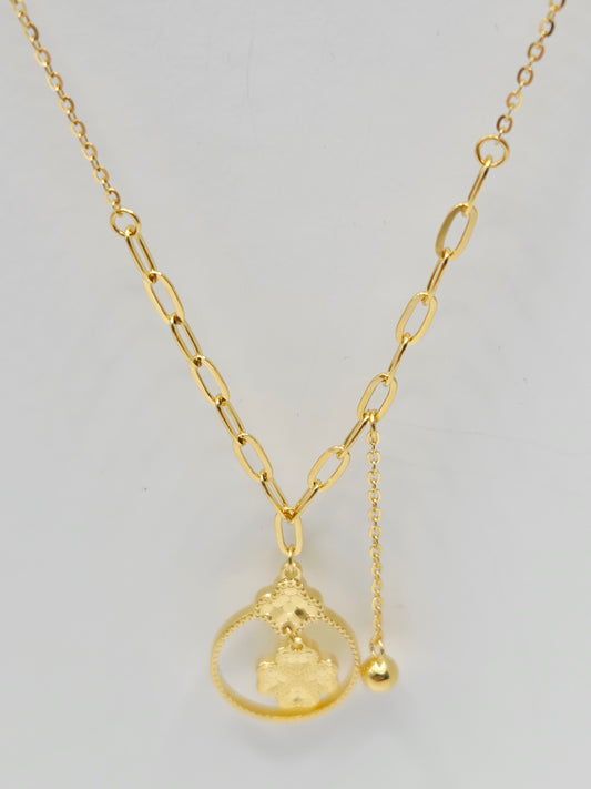 22K / 916 Gold - Inspire Ivry Grace Necklace - 3.82 gm