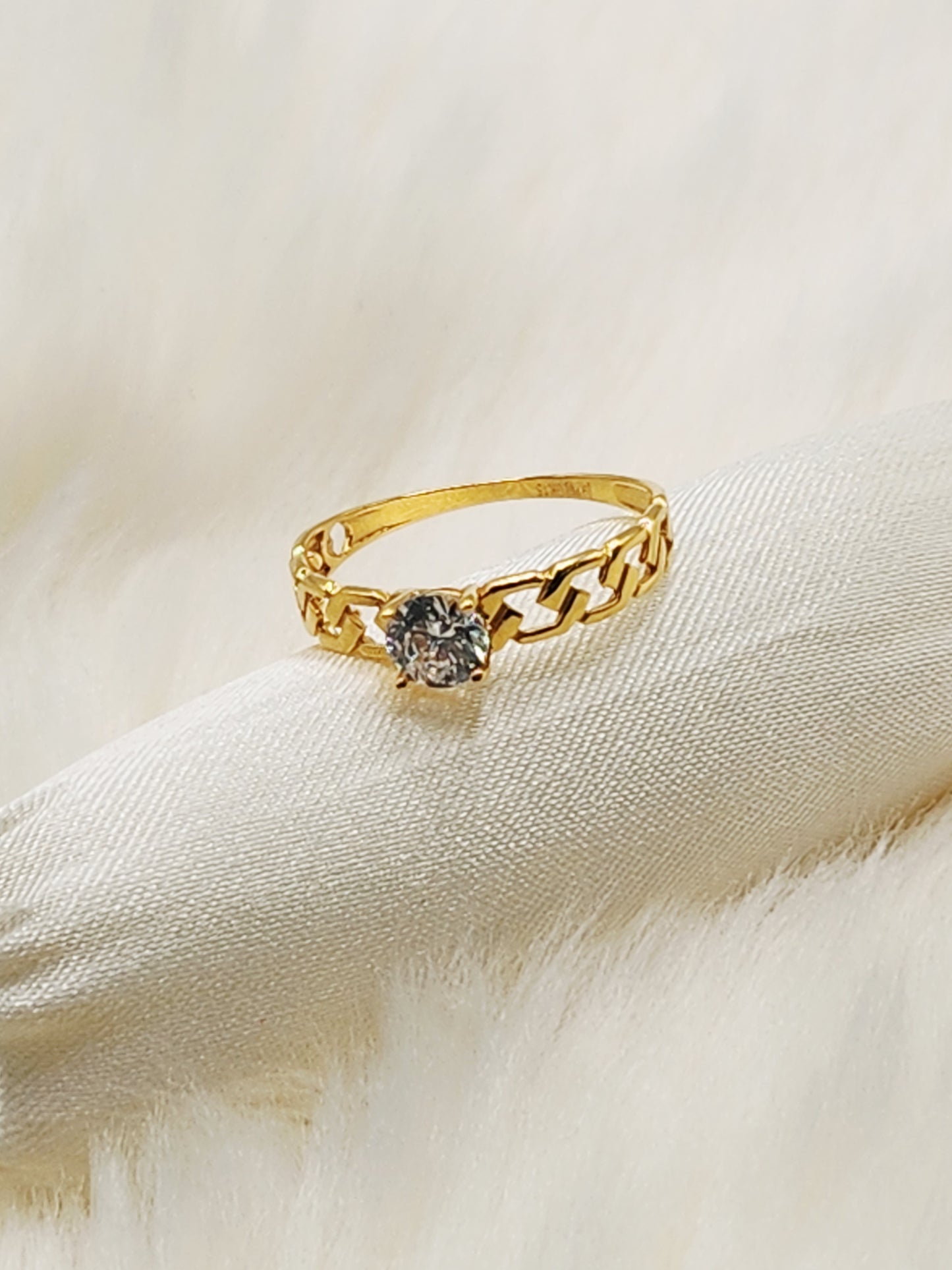 22K / 916 Gold - Inspire Ivry Scarlett Ring - 1.73 gm