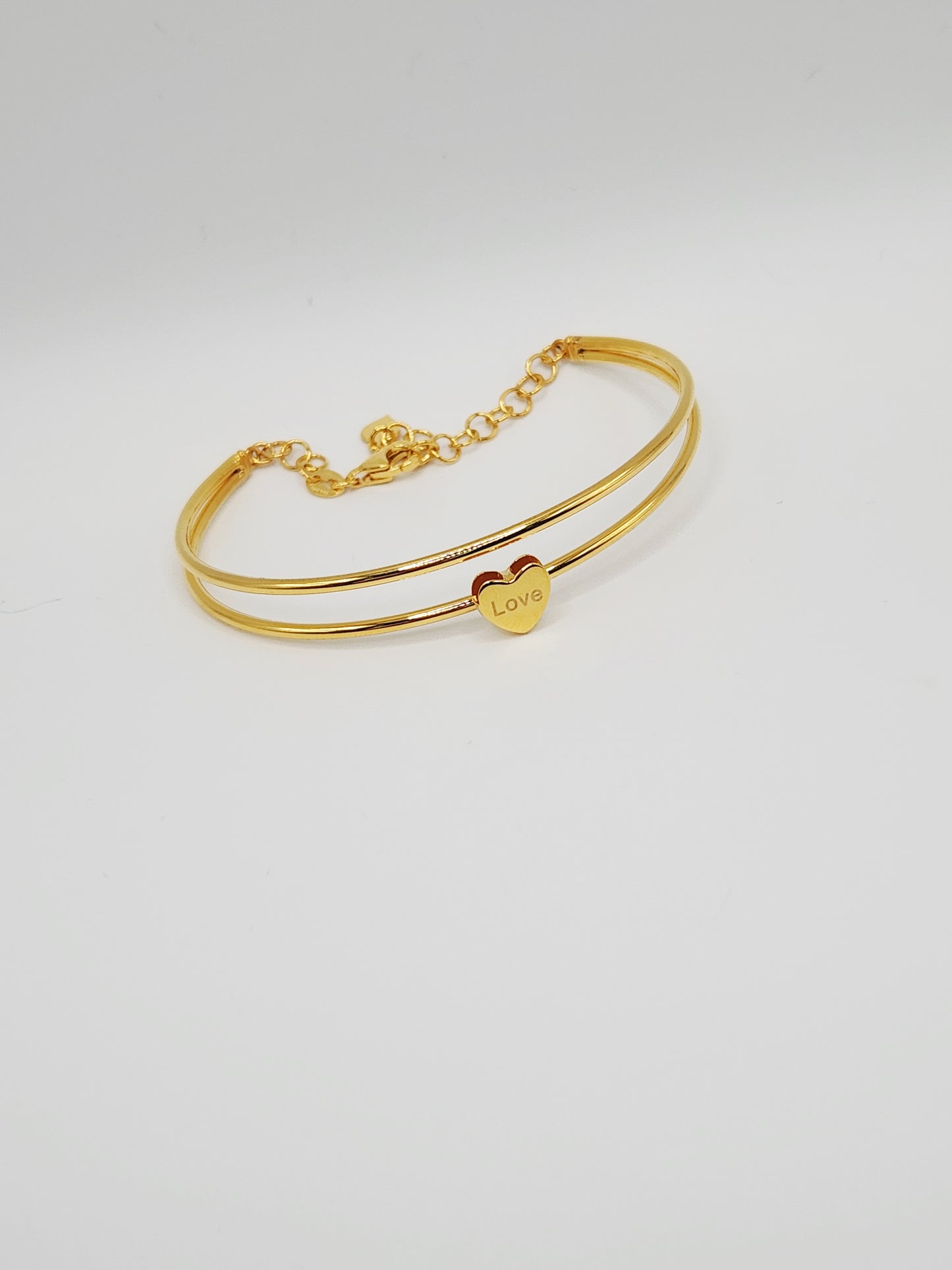 22K / 916 Gold - Inspire Chieti Queen Heart Bracelet - 7.91 gm