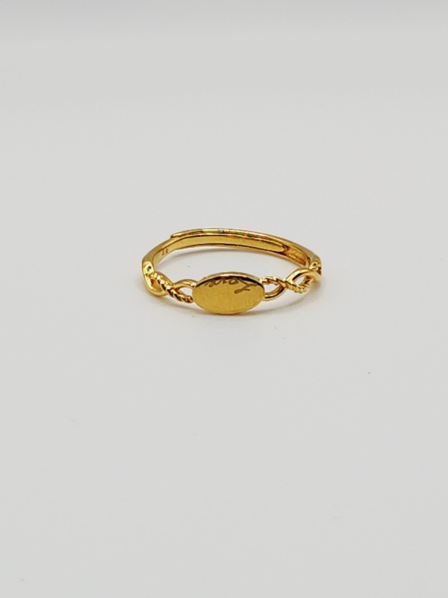 24K / 999 Gold - Inspire Chieti Iris Oval Ring - 2.44 gm