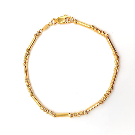 22K / 916 Gold - Inspire Laser Ball Bracelet - 4.83 gm