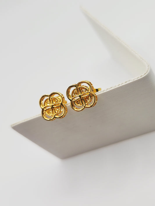 22K / 916 Gold - Inspire Chieti Luna Earring Triplet - 1.78 gm