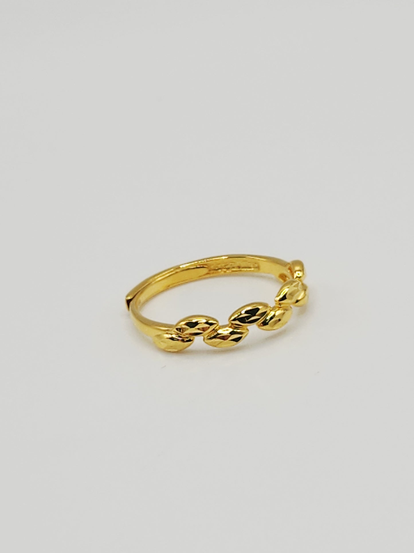 24K / 999 Gold - Inspire Chieti Luna Ring Twin - 2.94 gm