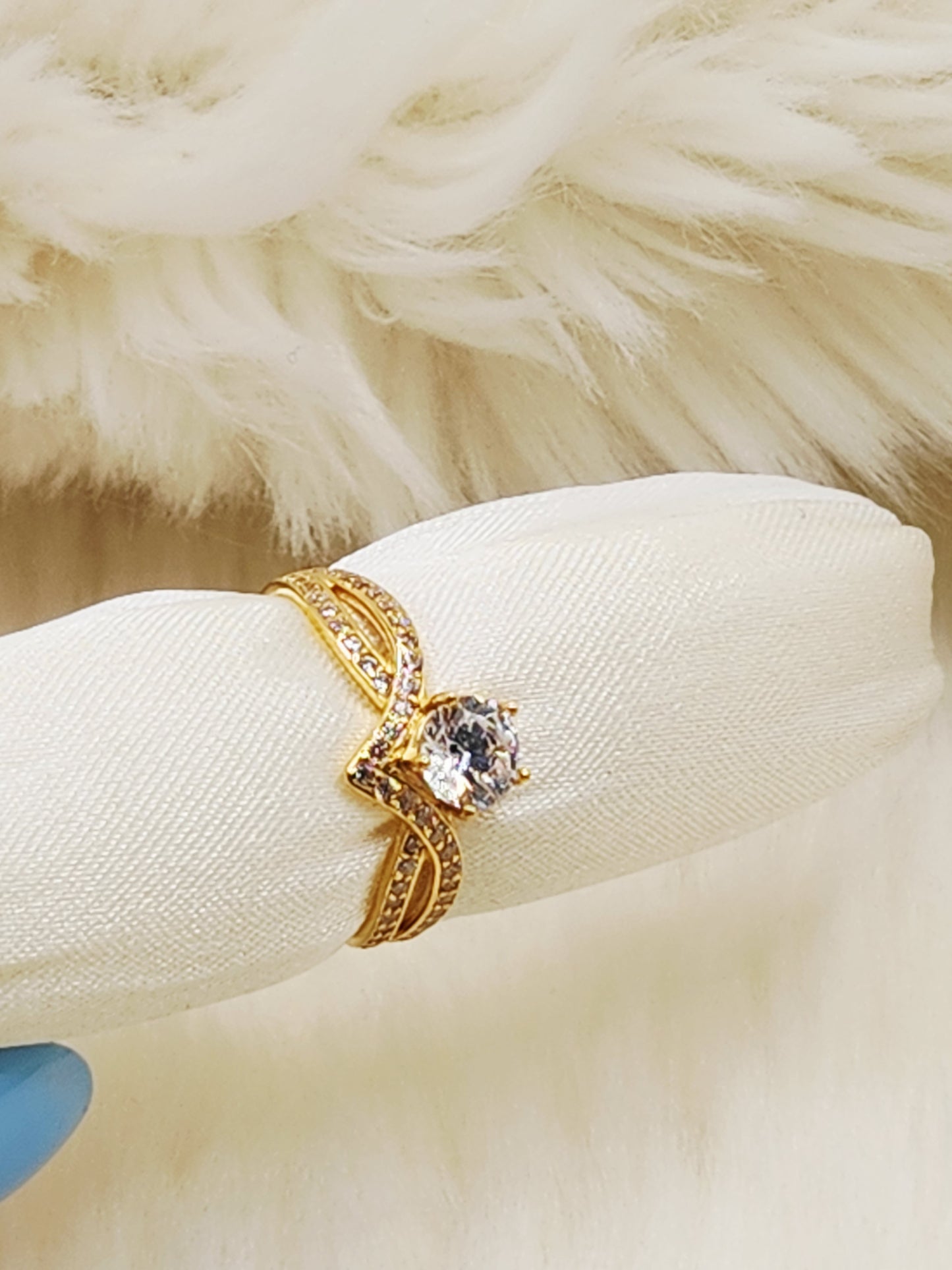 22K / 916 Gold - Inspire Ivry Scarlett Ring - 2.31 gm