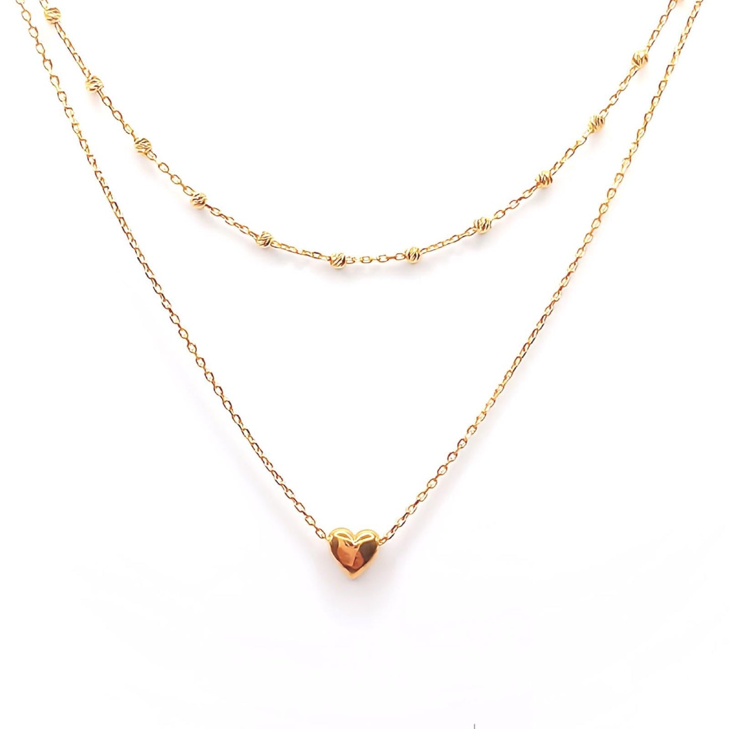 22K / 916 Gold - Inspire Necklace Heart - 4.65 gm