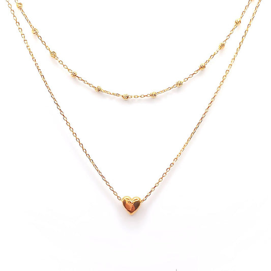 22K / 916 Gold - Inspire Necklace Heart - 4.65 gm