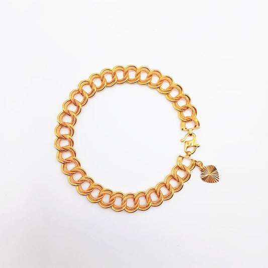 22K / 916 Gold - D/Cut Combe Coco Bracelet - 4.21 gm