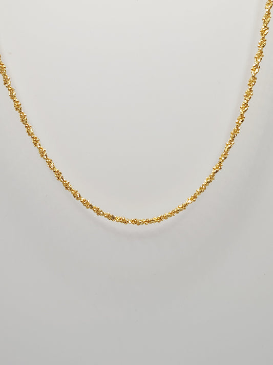 22K / 916 Gold - Ivry Luna Necklace - 11.81 gm