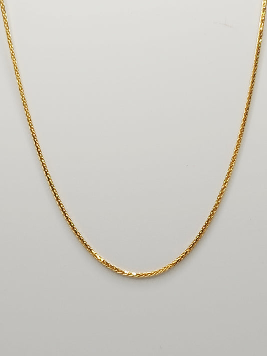 22K / 916 Gold - Ivry Kylie Wheat Necklace - 4.47 gm