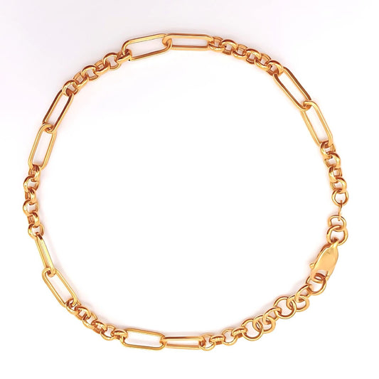 22K / 916 Gold - Inspire Modest Halo Bracelet - 4.46 gm