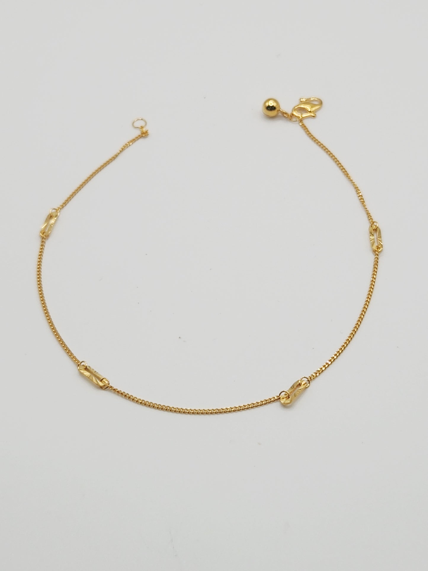 22K / 916 Gold - Inspire Ivry Scarlett Anklet - 2.74 gm