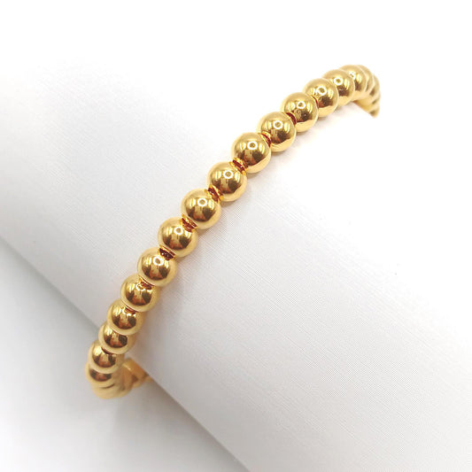22K / 916 Gold - Ball Beads Bracelet - 13.1 gm