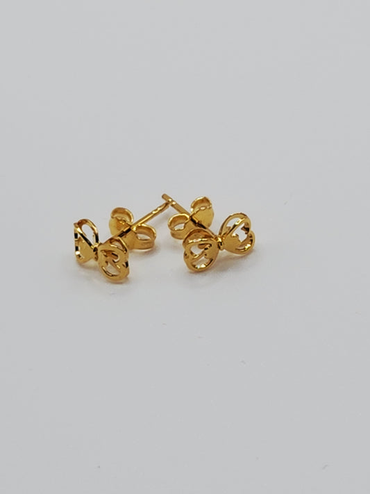 22K / 916 Gold - Inspire Chieti Queen Ribbon Earring Triplet - 1.59 gm