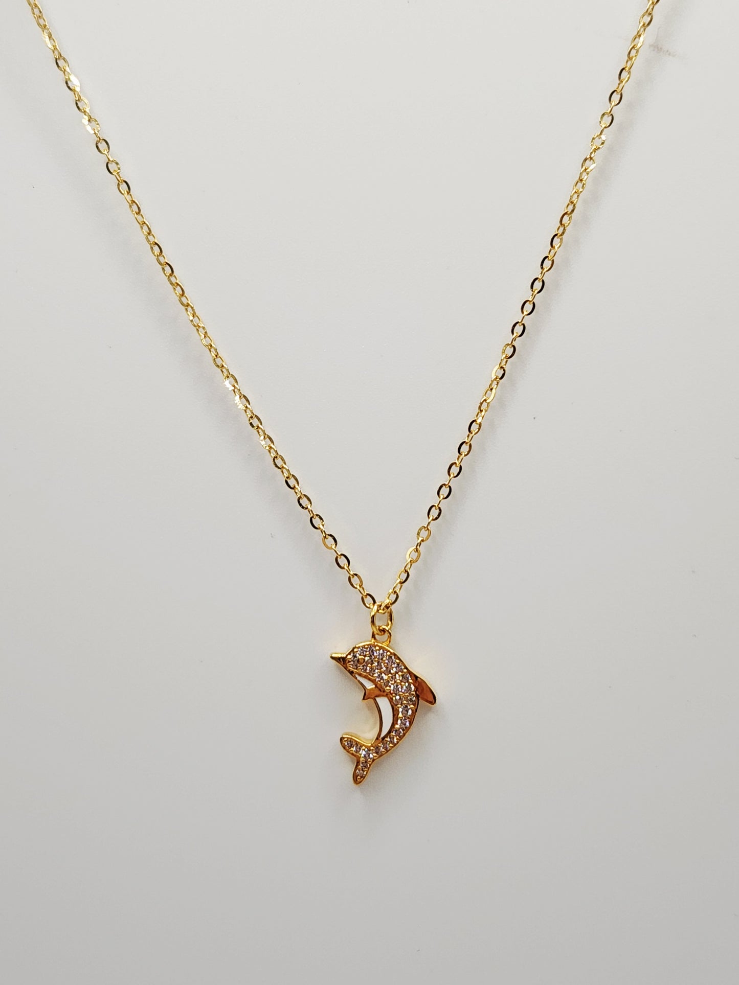 22K / 916 Gold - Inspire Ivry Patricia Dolphin Necklace - 4.49 gm