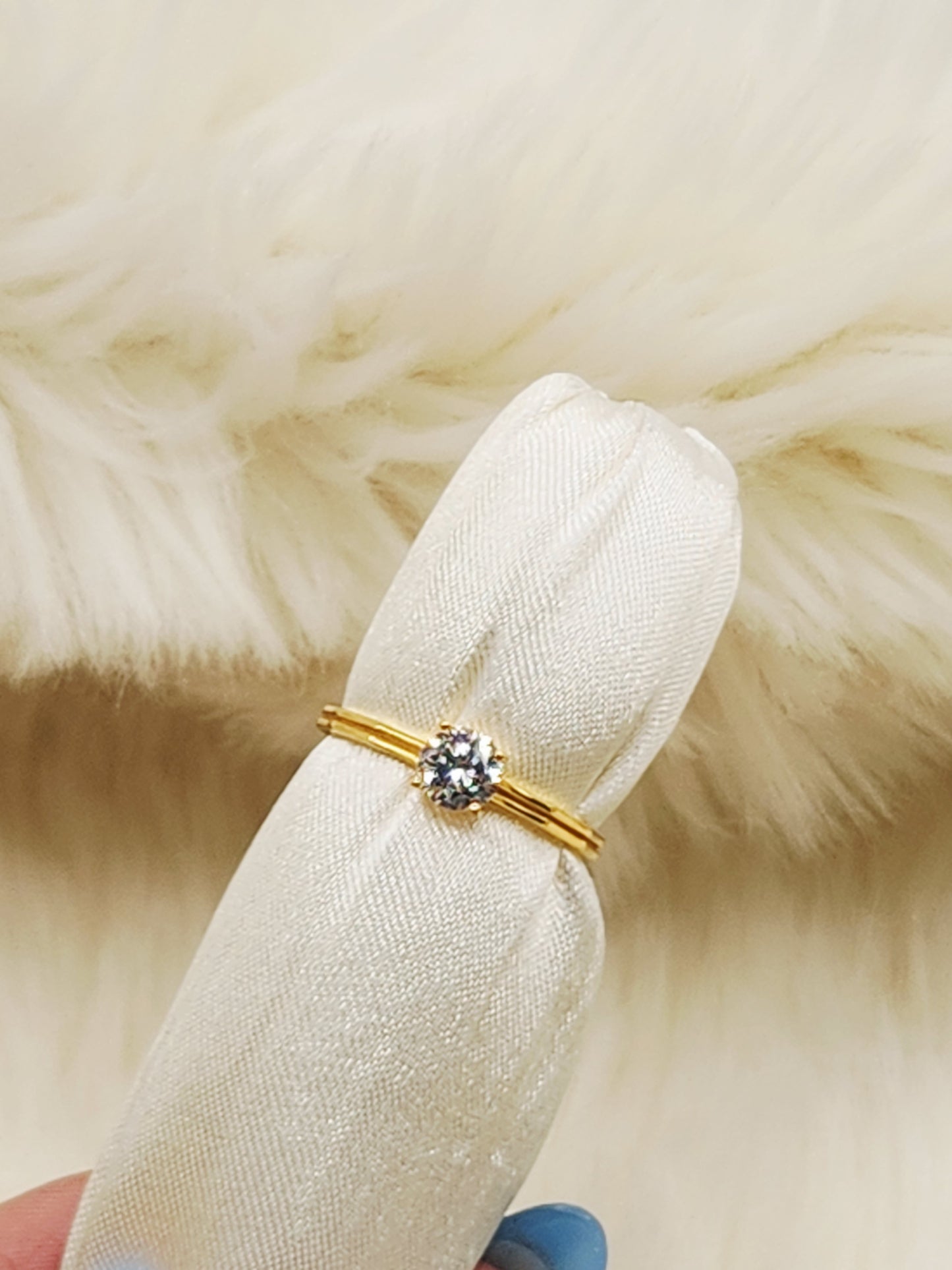 22K / 916 Gold - Inspire Ivry Scarlett Ring - 1.64 gm