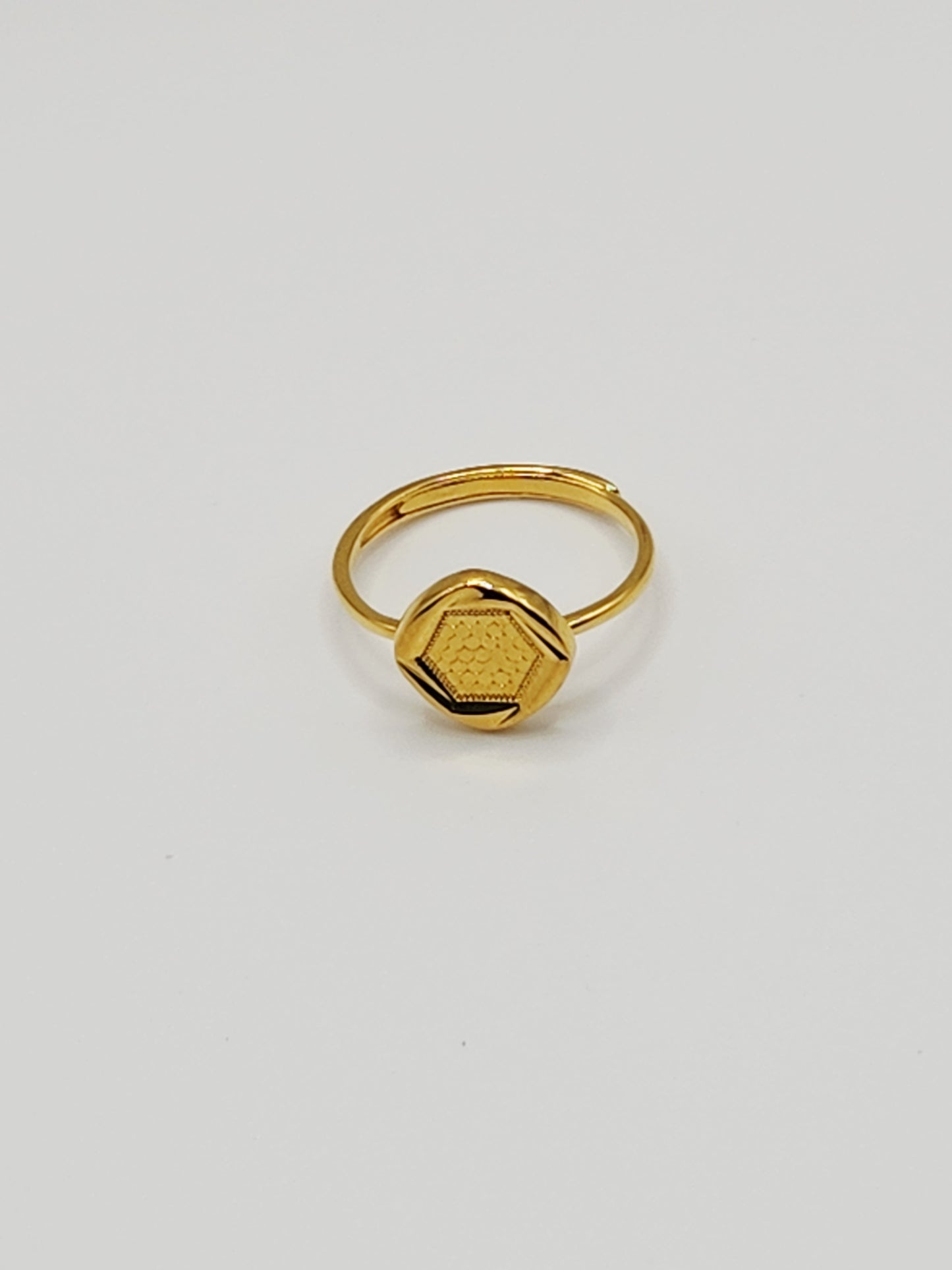 24K / 999 Gold - Inspire Chieti Iris Polygon Ring - 3.46 gm