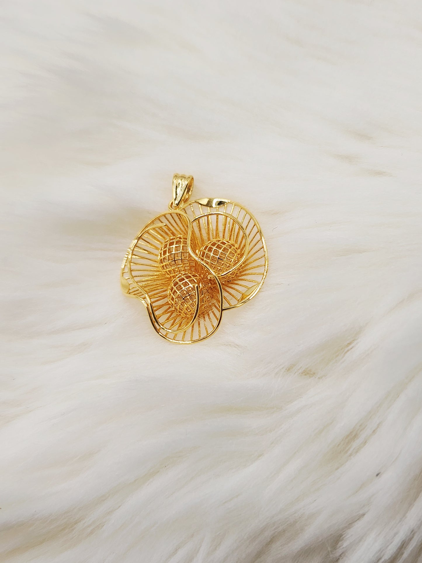 22K / 916 Gold - Inspire Ivry Scarlett Twin Pendant - 2.81 gm